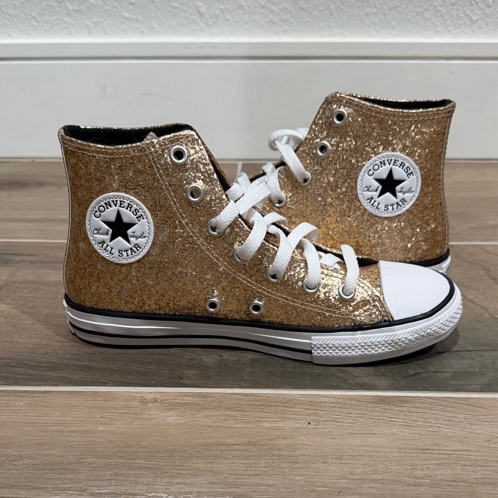 Converse Sparkling Gold High-Tops